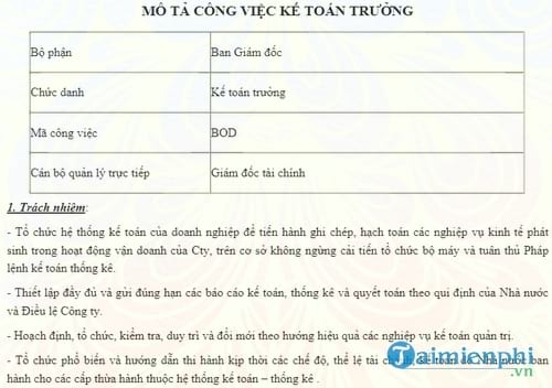 bang mo ta cong viec cua ke toan truong
