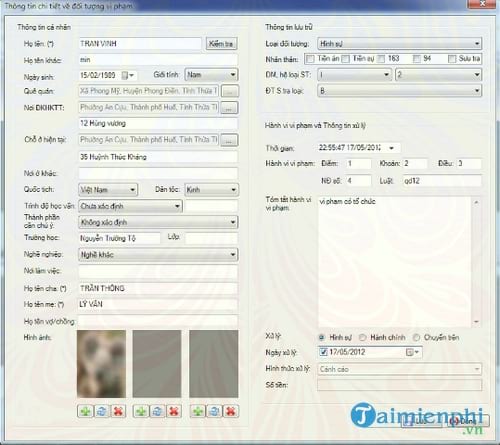 phan mem quan ly album doi tuong hs oam