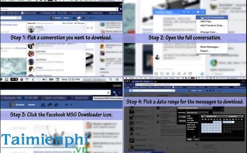 message chat downloader