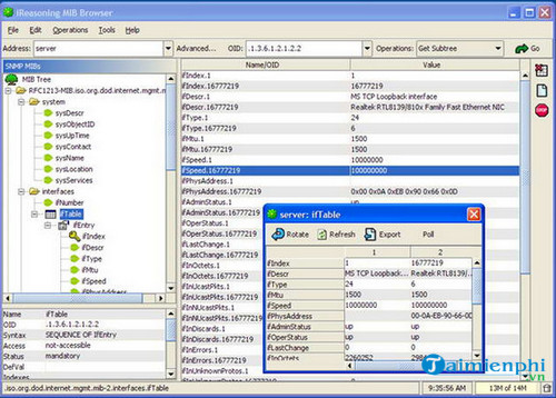 ireasoning mib browser