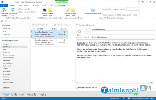 evo collaborator for outlook