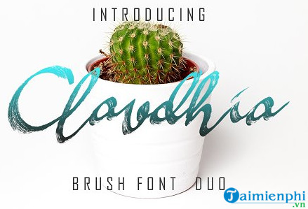 font claudhia and jhelio