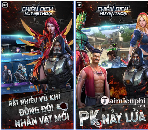 chien dich huyen thoai cho android