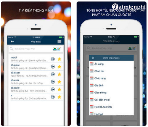 tu dien phap viet cho ios