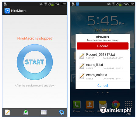 hiromacro auto touch macro
