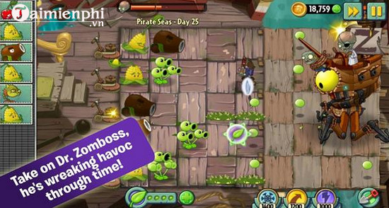 Download plants vs zombies 2 cho ios