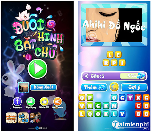 duoi hinh bat chu ahihi cho android