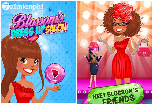 girls fashion dress up salon