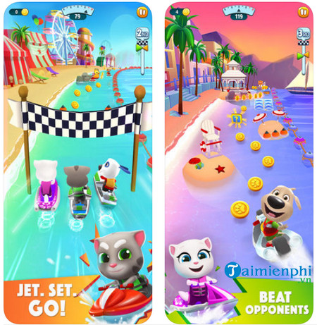 talking tom jetski 2