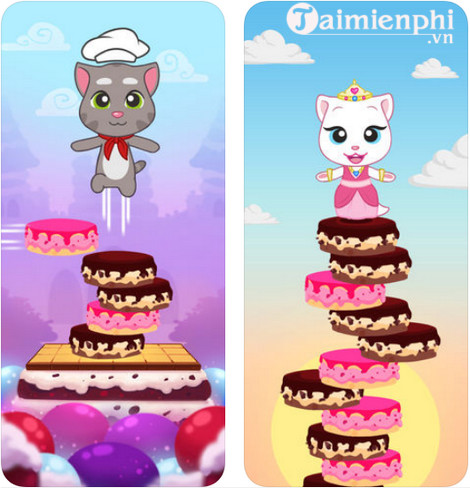 talking tom cake jump