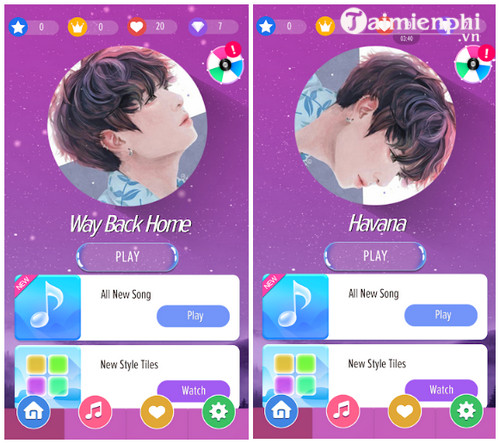 flower pink piano tiles