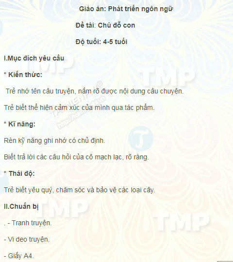 giao an truyen chu do con