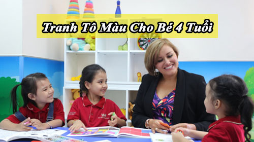 tranh to mau cho be 4 tuoi