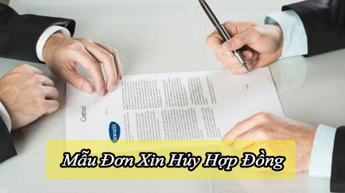 mau don xin huy hop dong
