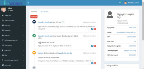 phan mem quan ly hoc phi faceworks