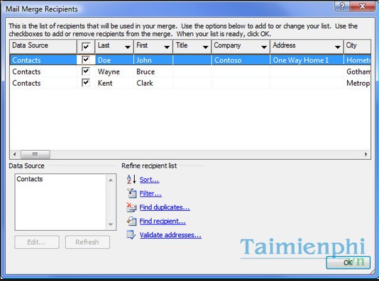 Merge Contacts in Outlook 2010