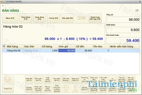 Phần mềm bán hàng 1C