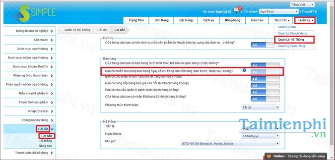 Phần mềm quản lý bán hàng S3