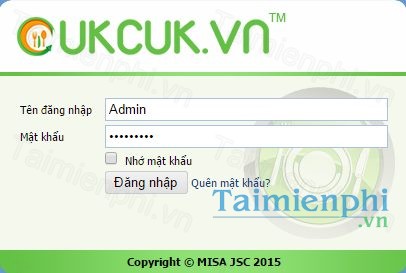 Phần mềm quản lý nhà hàng CUKCUK