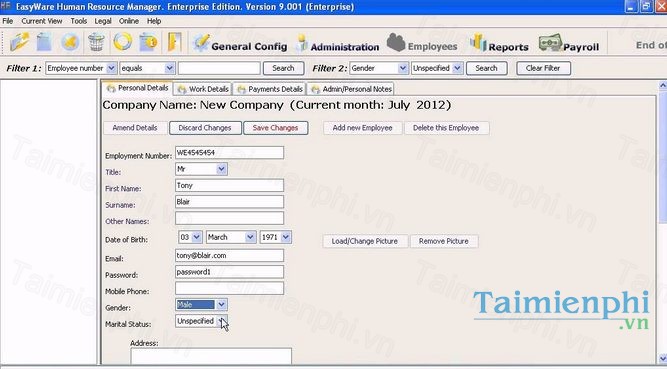 EasyWare Human Resource Manager