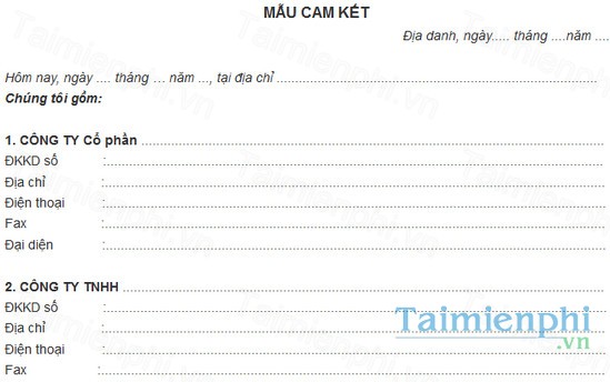 download bien ban cam ket tien do