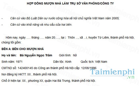 download hop dong muon nha lam tru so van phong cong ty