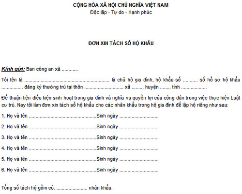 download mau don xin tach ho khau