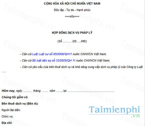 download mau hop dong dich vu phap ly