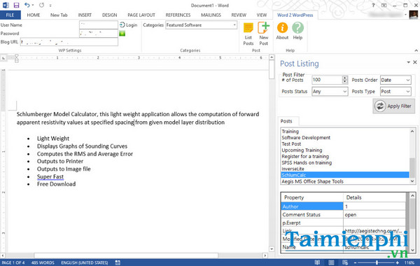 download word 2wordpress word2wp