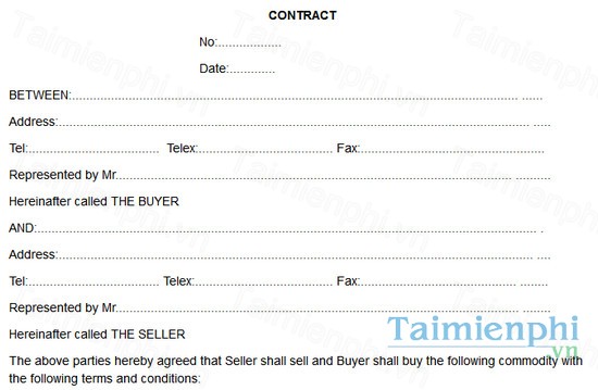 download mau hop dong xuat khau gao bang tieng anh va tieng viet