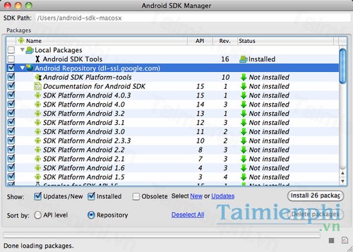 download android sdk