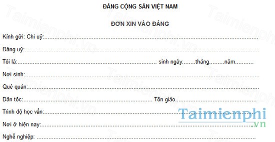 download don xin vao dang viet tay