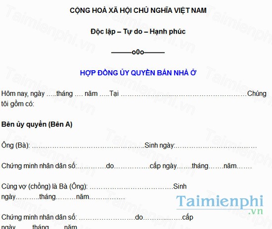 download giay uy quyen nha dat