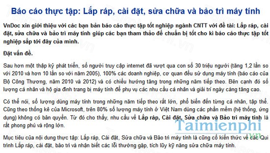 download bao cao thuc tap cong nghe thong tin