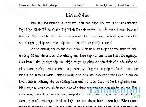 download bao cao thuc tap quan tri kinh doanh