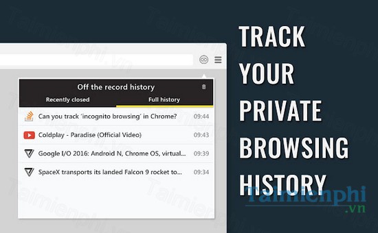 download off the record history