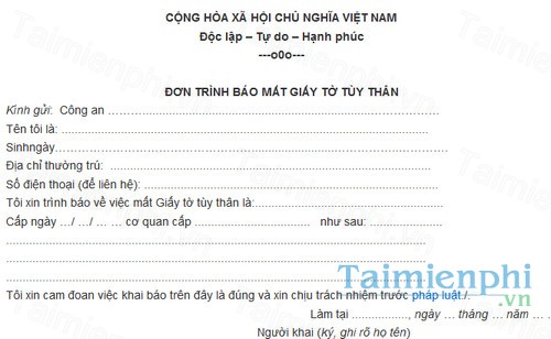 download don trinh bao mat giay to tuy than