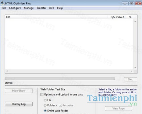 download html optimizer plus