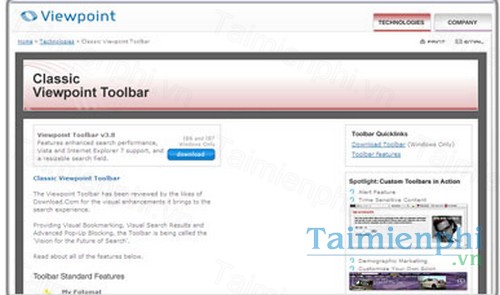 download viewpoint toolbar