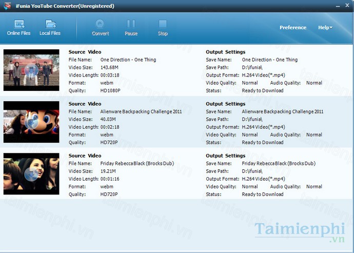 download ifunia youtube converter