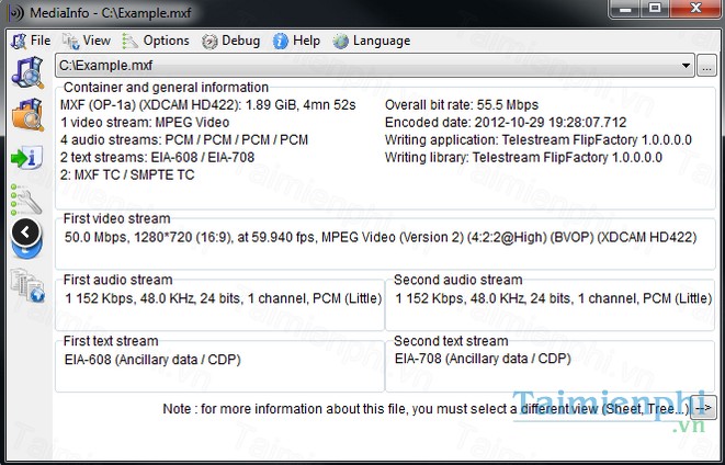 tai mediainfo