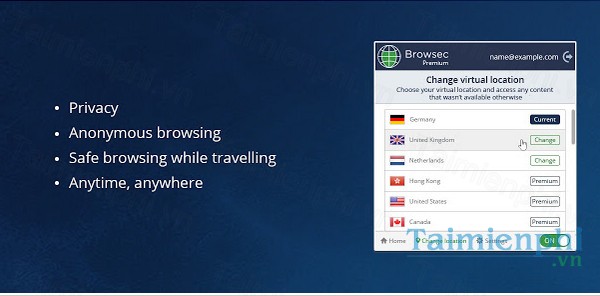 download browsec