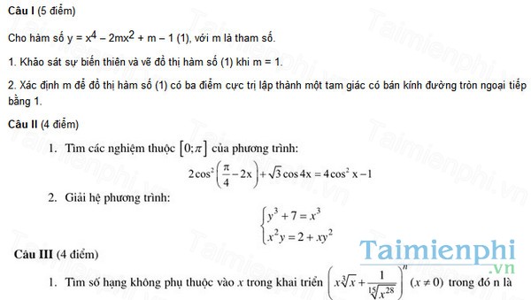 download de thi hoc sinh gioi mon toan lop 12