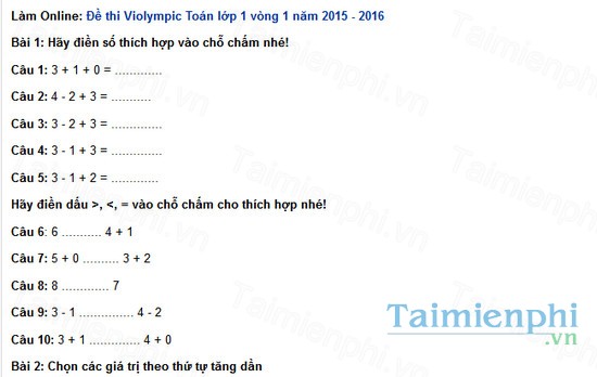 download de thi violympic toan lop