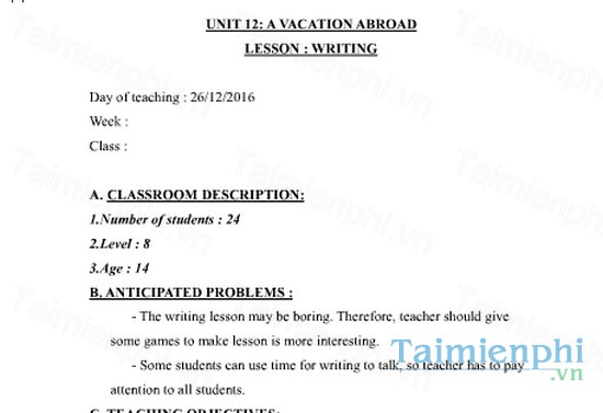 download giao an tieng anh lop 8