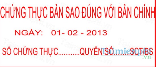 download mau chung thuc