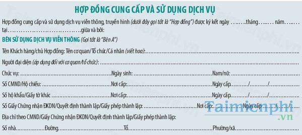 download mau hop dong dich vu vien thong viettel