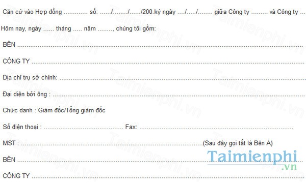 download mau hop dong thanh ly