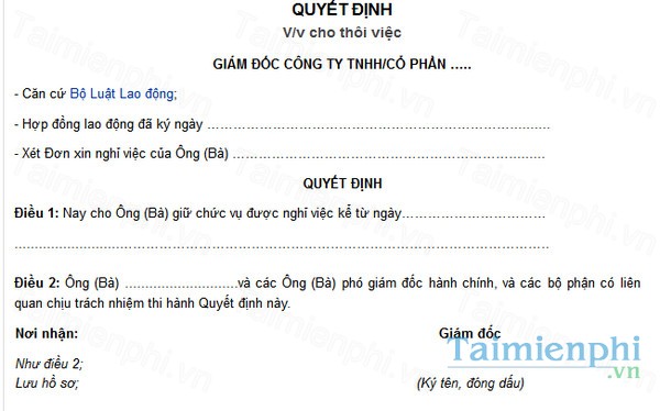 download quyet dinh nghi viec