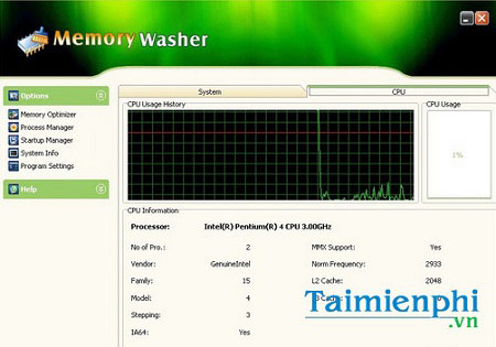download memory washer